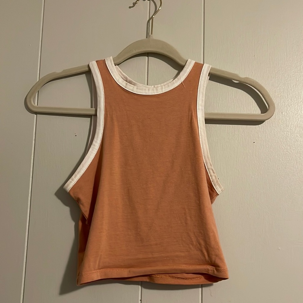 Orange tank top